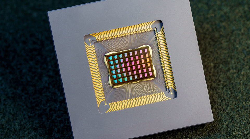 NeuRRAM chip. Photo credit: David Baillot/University of California San Diego